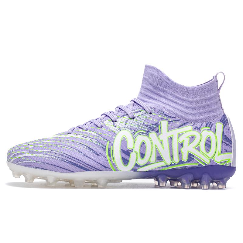 New Youth Long Nail Football Shoes FG/AG Grass Football Shoes Men's and Women's Field Competition Training Shoes