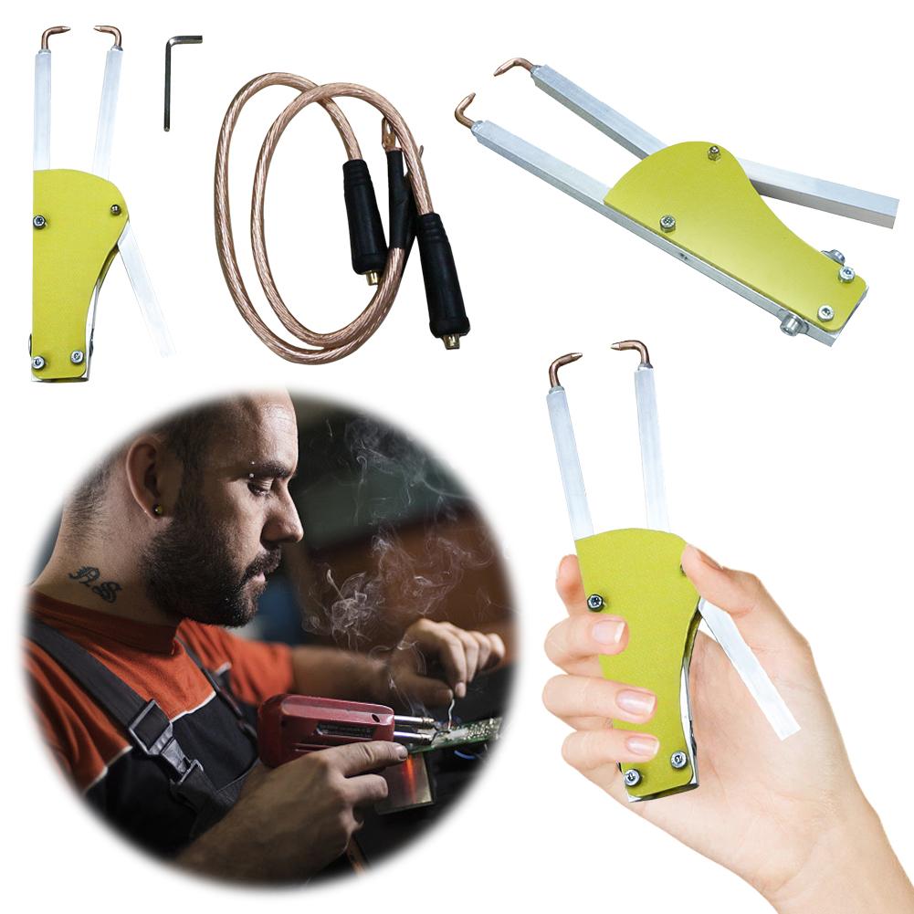 Ручка для точечной сварки, плоскогубцы, гаечный ключ, набор проводов, регулируемое давление, щипцы для стыковой пайки эпоксидных плат, ручка для точечной сварки 18650
