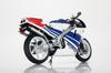 Aoshima Bunka Kyozai 1/12 Honda NSR250R '89 Los White Terra Blue Модель мотоцикла 165 мм Окрашенный готовый продукт
