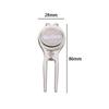 for Golfer Silver Putting Green Fork Golf Divot Tool Ball Fork Golf Pitchfork Golf Marker Pitch