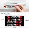 2025 For Nissan 4PCS Car Door Handle Sticker Auto Badge Accessories For Nissan Nismo Logo Tiida Teana Qashqai Juke X trail Note