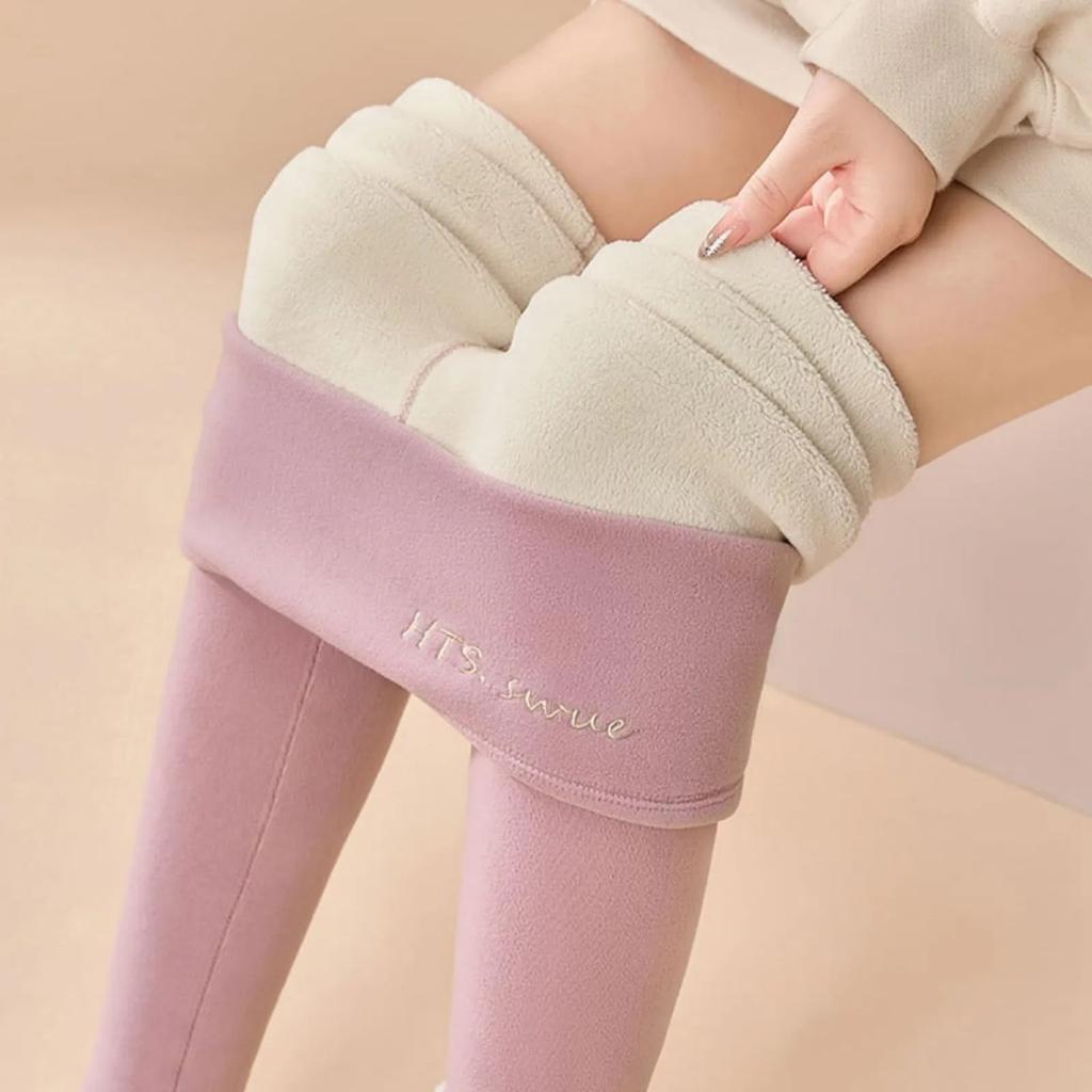 Зимние кашемировые леггинсы женские однотонные теплые леггинсы с высокой талией узкие эластичные брюки большого размера с добавлением бархата и утолщения