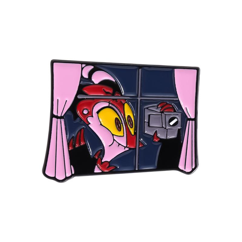 Area Devil Enamel Pins Custom Punk Gothic Brooches Lapel Badges Cartoon Animation Jewelry Gift for Kids Friends