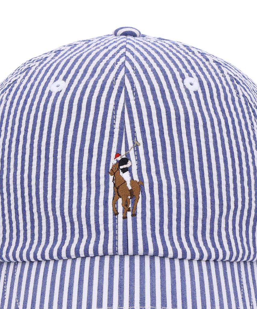Кепка-бейсболка POLO RALPH LAUREN из сирсакера - Синяя