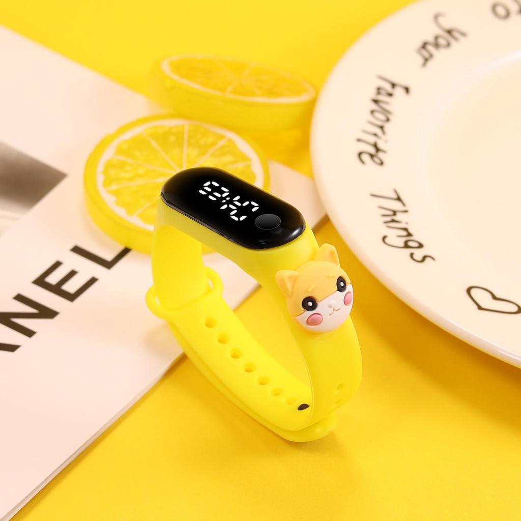 Superman LED Cartoon Doll Student Trend Waterproof Electronic Watch