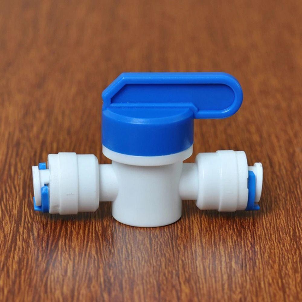 1 шт., водопроводный прямой пластиковый шаровой кран с наружной и внутренней резьбой, фитинг для трубы, новый шланг, быстроразъемный соединитель