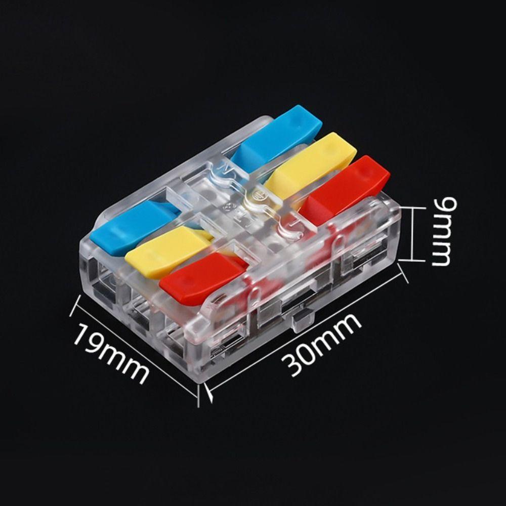 Мини-быстрая клеммная колодка Универсальные компактные компактные электрические разъемы для сращивания Электрические разъемы