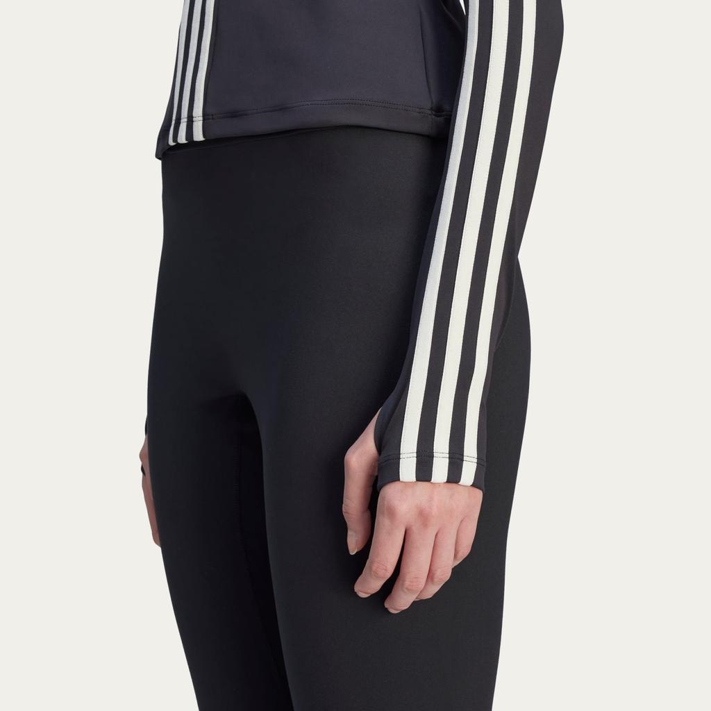 Adidas Originals Avavav Collaboration Fw24 Slim Fit Striped Comfortable Jacket Unisex Jacket Black JG1426