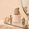 360Degree Rotating Makeup Brushes Holder With Lid Lipstick Organizer Cosmetic Storage Make Up Tools Box Jewelry Pencil Case Container