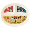 Skater Dishwasher Safe Lunch Plate Plate Mickey Friends Food Disney Made In Japan XP17 Width X Depth X Height Cm 20.2 24.7 2.3
