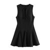 Kaslead New Arrival Women's Clothing Fashion Fashionable Fashion Wide Hem Bowknot Decoration Short Dress 4661316