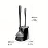 2 In 1 Toilet Brush And Plunger Set For Bathroom Cleaning