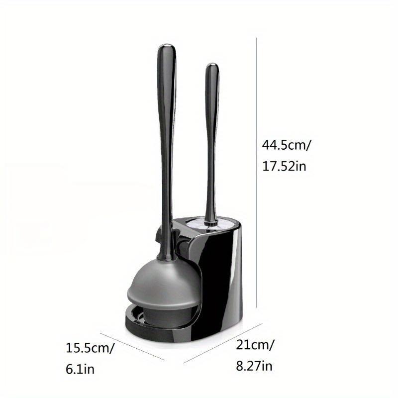 2 In 1 Toilet Brush And Plunger Set For Bathroom Cleaning