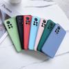 Matte Silicone Plain Color Soft Shockproof Case Cover For Xiaomi 14T Pro Redmi Note 14 Pro 13 12 Pro 11 Xiaomi 13T Pro 12T 11T Poco X7 F6 X6 X5