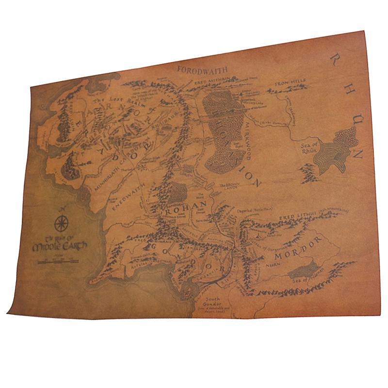 Practical Good Quality Lord Of The Rings Middle-Earth Hand-Drawn Drawings For Decoration