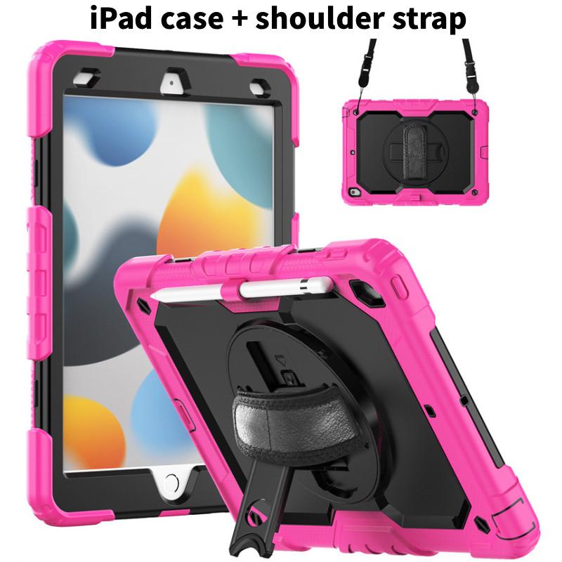 For Ipad Air 11 Shockproof Silicone Case With Adjustable Pc Stand For Heavyduty Protection