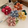 Three-dimensional Flower Hair Loop High Elastic Hair Bands Elegant Hair Accessories  Girl