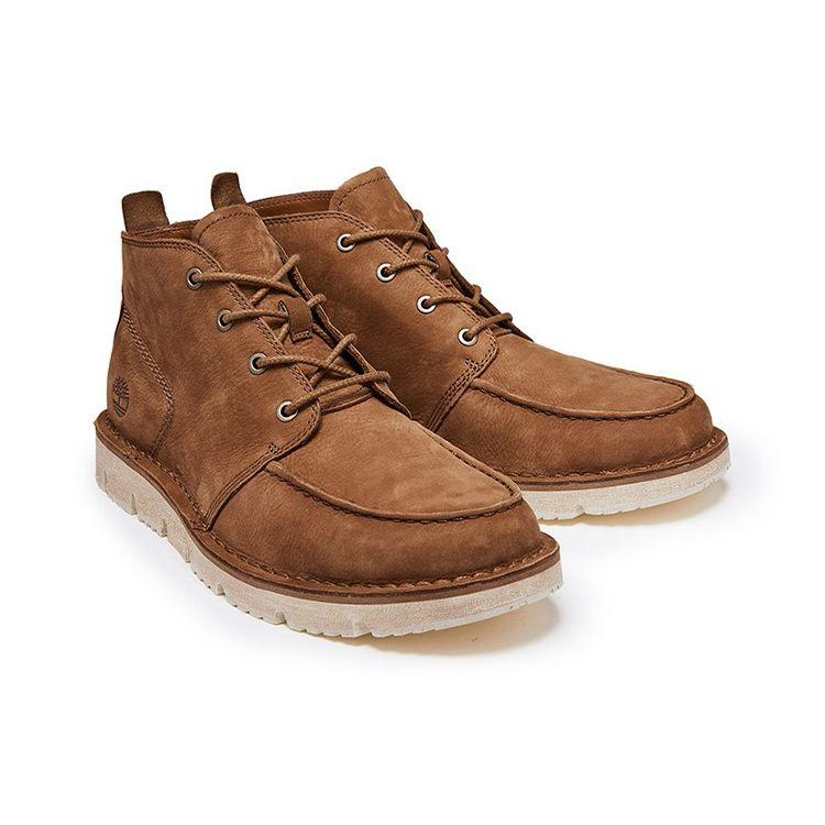 Timberland Chukka Business Casual Mid-Top Leather Shoes Men Shoes Brown A2QWX
