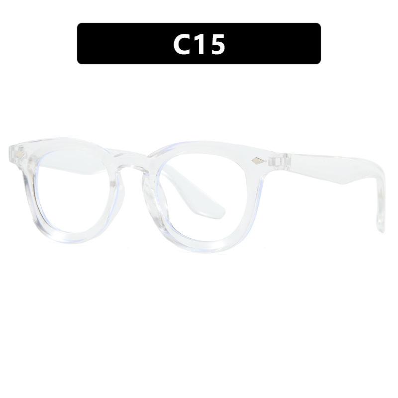 Luxury Brand Designer Small Frame Sunglasses Women For Men Popular Sun Glasses Vintage Punk Shade Rivet Concave Frame Eyeglasses