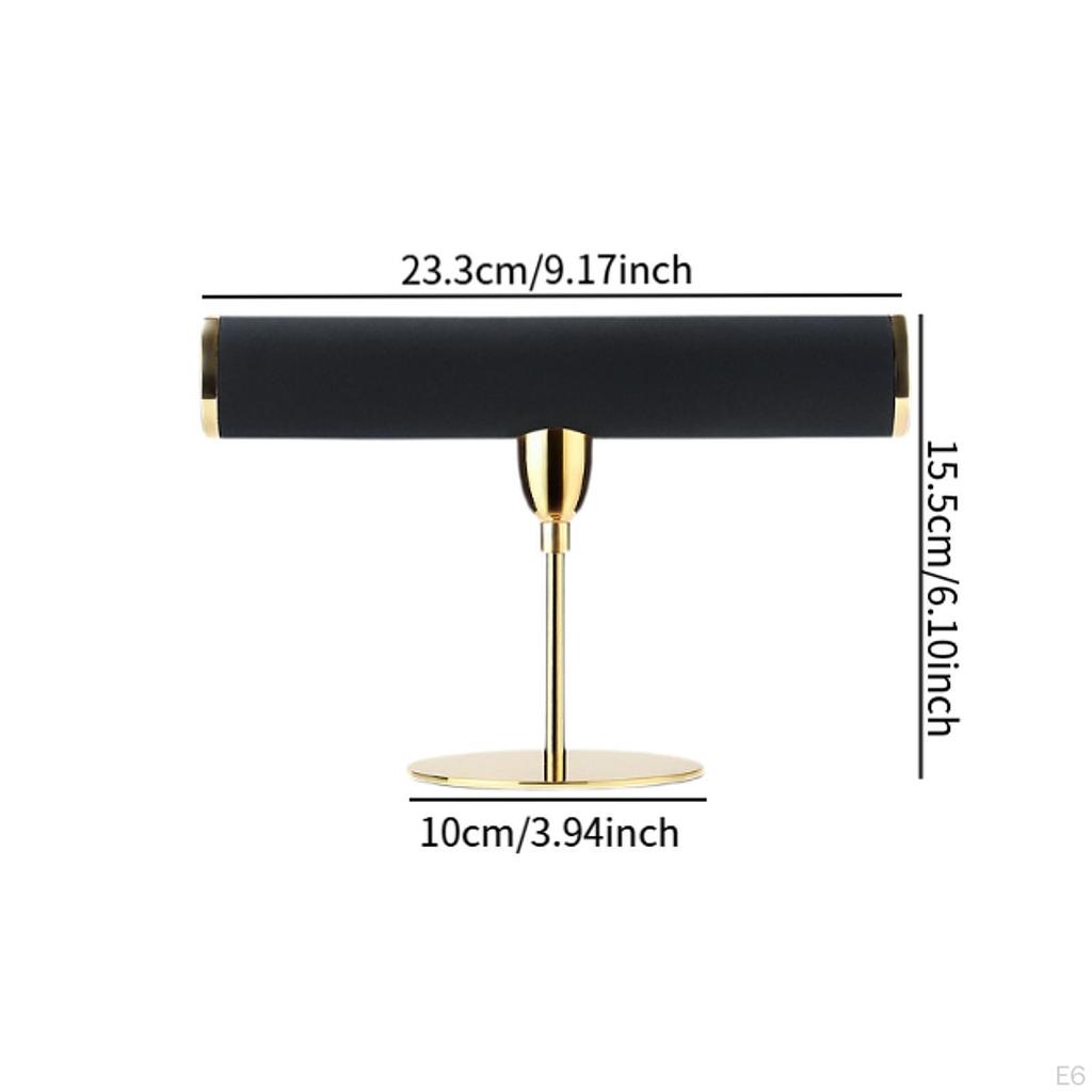 Подставка для браслетов Держатель для ожерелий Ювелирная башня Элегантная устойчивая основа Стойка