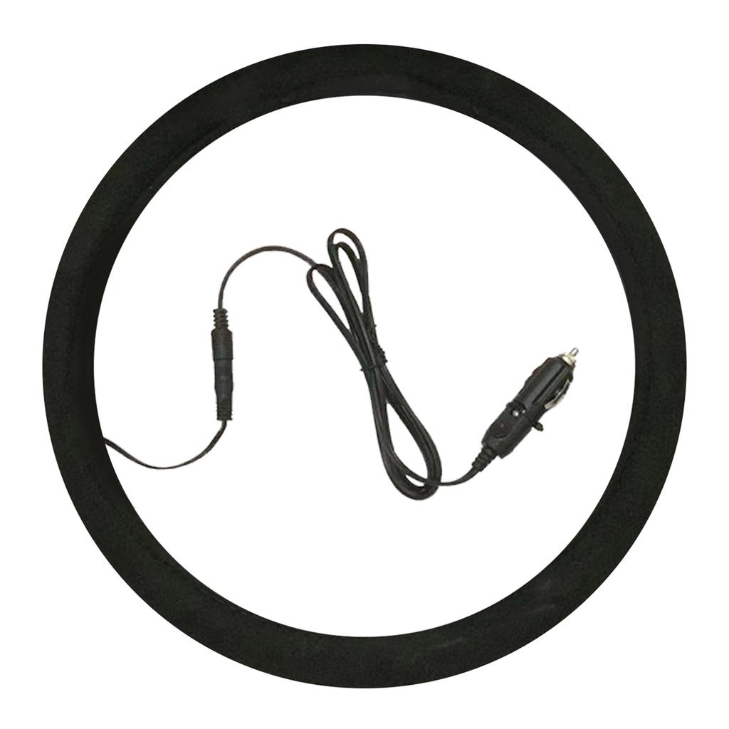 Auto Heated Steering Wheel Cover Universal Size Quickly Heating Driving Hands Warmth Steering Wheel