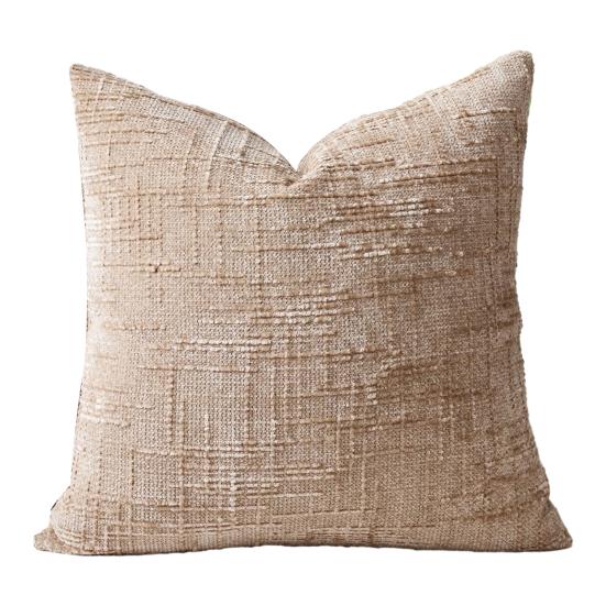 Chenille Throw Pillow Cover Boho Cushion Cover with Hidden Zipper Textured