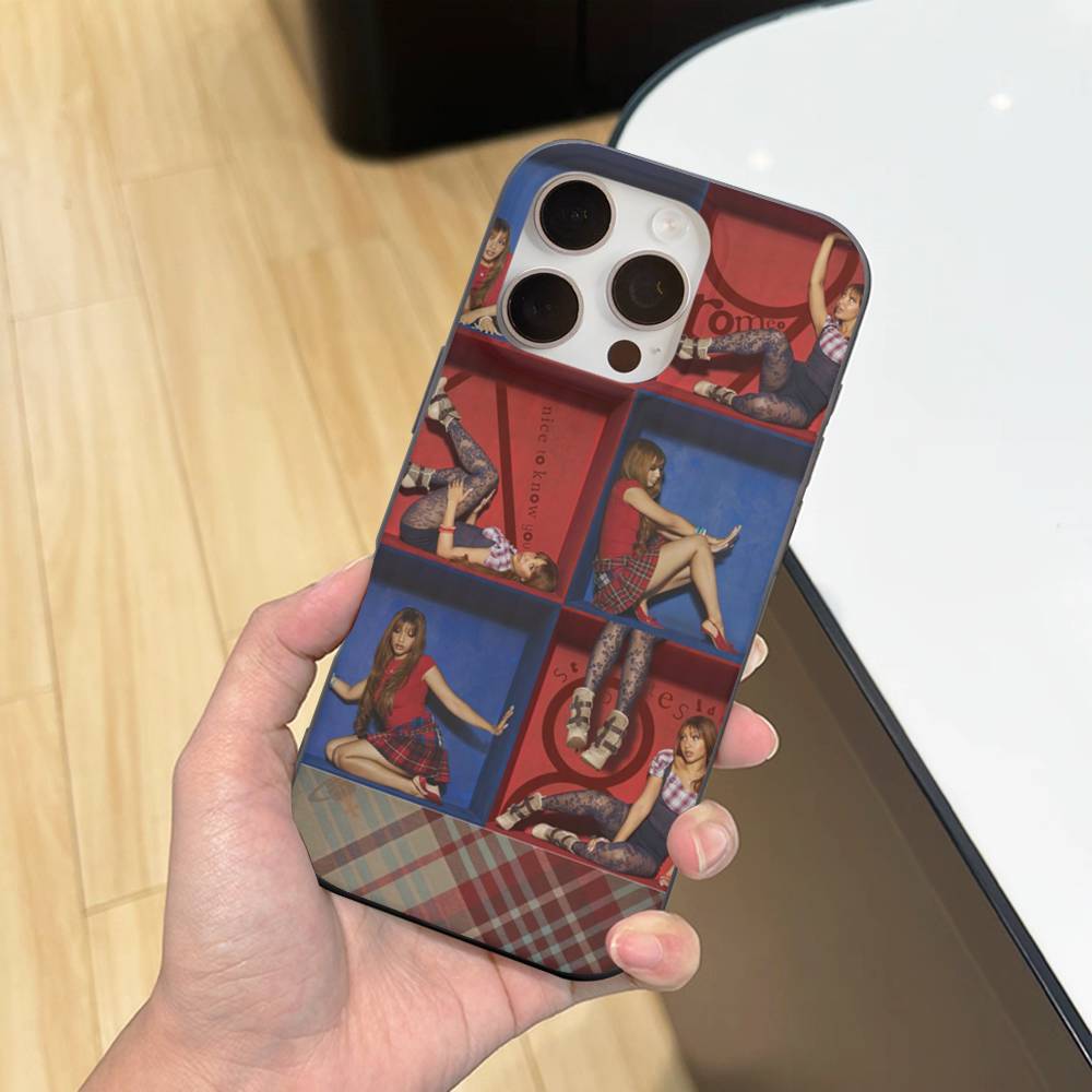 Singer P-Pinkpantheress Phone Case For IPhone 11 12 13 14 15 16 17 Pro Max PLUS Pro Wave Corrugated Silicone Case