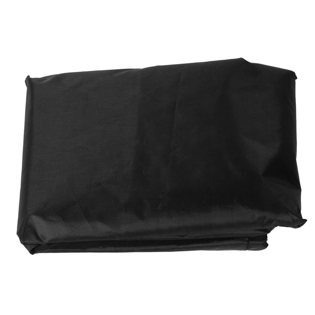 Waterproof Sturdy Covers Outdoor Deck Box Protective Cover Storage Benches Cover(Black)