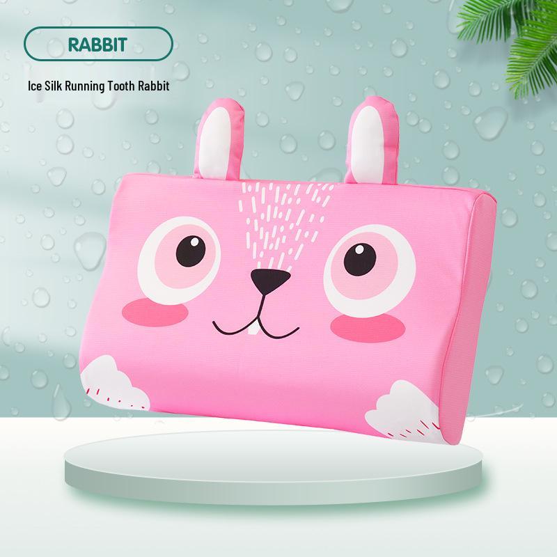 Cute Cartoon Memory Foam Neck Pillow for Pressure-Free Sleep with Pillowcase