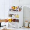 Multifunctional Kitchen Rack with Drawer for Anti-Oil Stain and Spice Storage