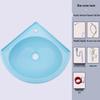blue no-drill with plastic single-cold faucet set