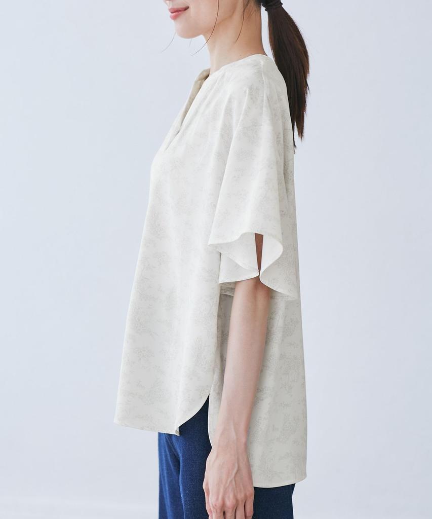 ROPE PICNIC French Skipper Blouse Natural Women's GDH15250, (17)