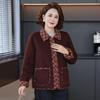 Mid-Aged Women's Plush Lambswool Winter Jacket