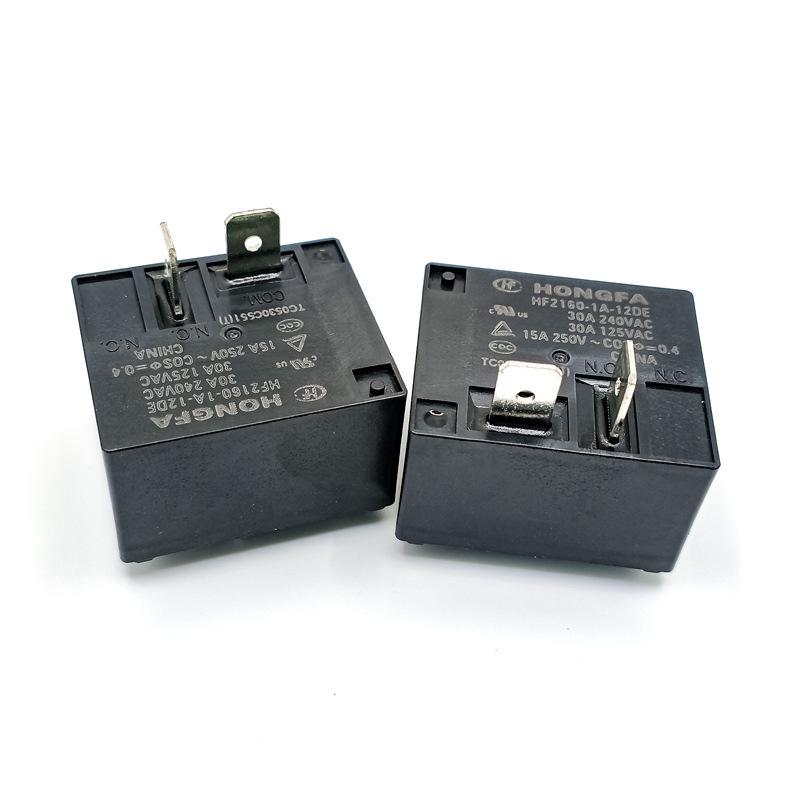 HF2160-1A-12DE Hongfa 30A Relay, Normally Open for Water Heater/Air Conditioner