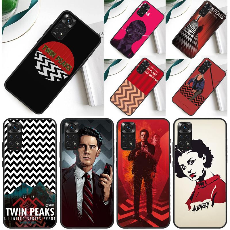 Twin Peaks Case For Xiaomi Redmi Note 13 14 Pro 12 9 10 11 Pro 10S 11S 12S Redmi 14C 13C 10C 12C Cover