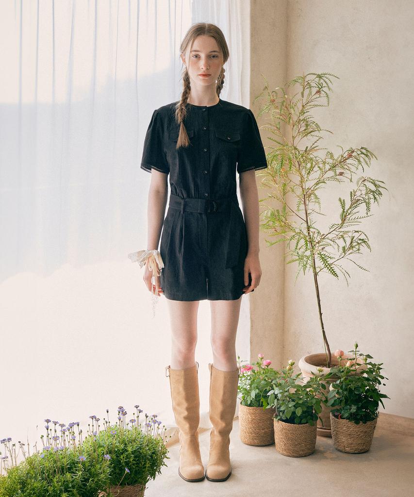 ROLAROLA Belt Jumpsuit Black