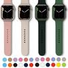 Силиконовый ремешок для Apple Watch Band 40 мм 45 мм 44 мм 49 мм 41 мм 38 мм 42 мм Силиконовый браслет IWatch Series Se 9 8 7 6 5 Ultra 2 Ремешок