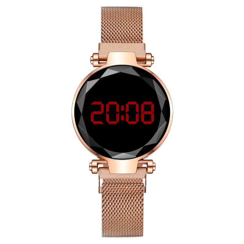 LED Electronic Watch Women's Watch Women's Watch Magnet Iron Magnet Lazy Processing Customization