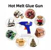 Mini 20w Melt Glue Gun with 7*100mm Transparent Glue Sticks for DIY Arts, Crafts and Quick Repairs