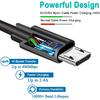 Короткий кабель Micro USB 1 фут (12 дюймов), Быстрый шнур-зарядка для Android для Samsung Galaxy, Fire Stick, Power Bank, Moto, MP3, PS4, Chromecast, Зарядка Micro USB