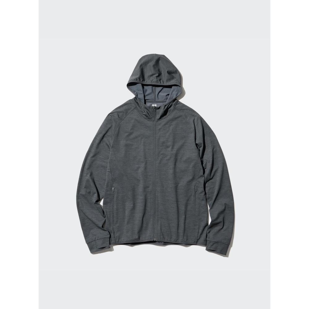 Uniqlo Мужская парка с ползунком Dry Ex с защитой от УФ-лучей