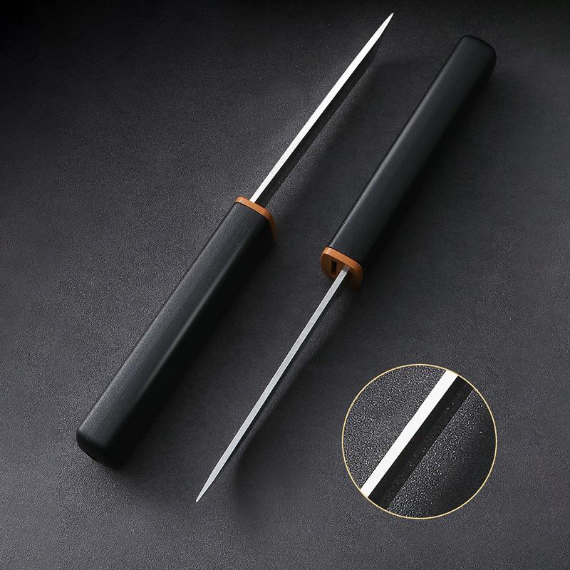 Нож из нержавеющей стали 2-в-1, двойной прямой, хозяйственные, острые, карманные, переносные, режущие инструменты, нож для рыбалки, мини-нож для фруктов