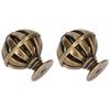 2Set Cabinet Knob Birdcage Hollow Closet Cabinet Drawer Knob из цинкового сплава для дома