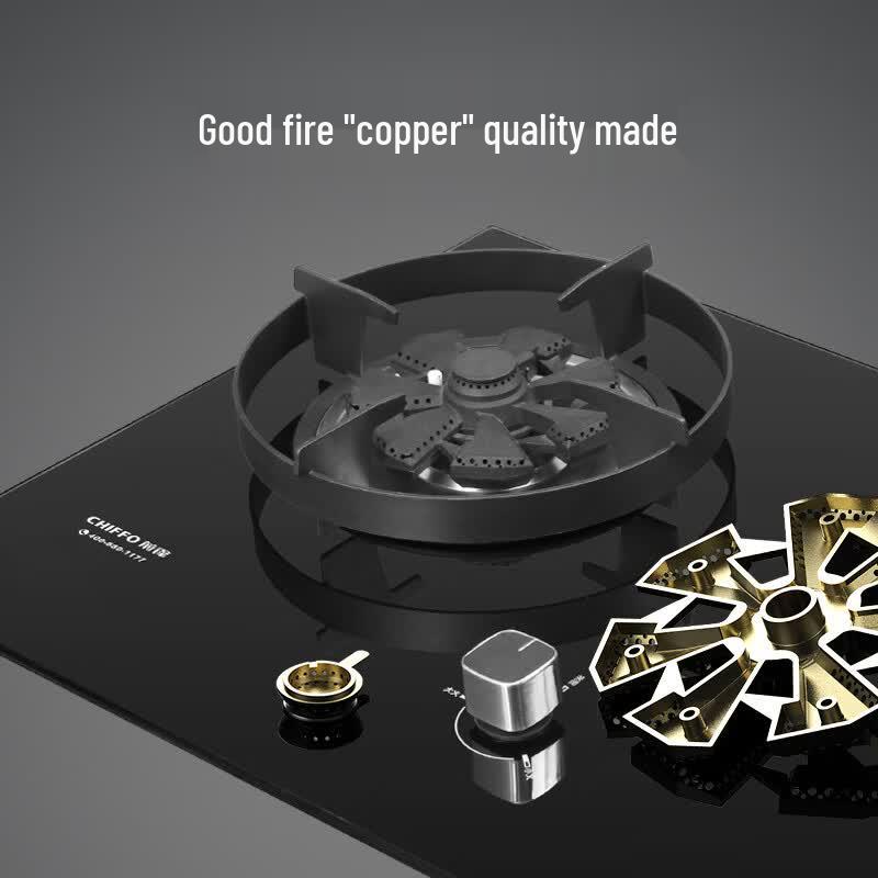 CHIFFO JZT-QD306-B 5.0kW Seven-Cavity Flame Gas Hob CN plug (adapter included)
