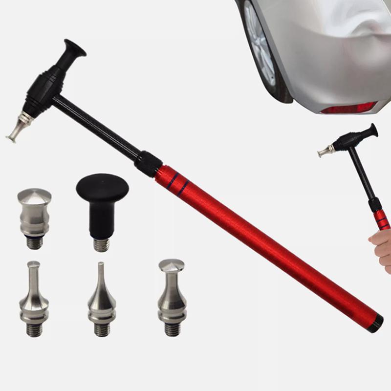 Инструменты для беспокрасочного удаления вмятин на автомобиле, регулируемая длина, карбоновые инструменты, сплав, автомобильные аксессуары, молоток, PDR, волокно, вмятина, титан