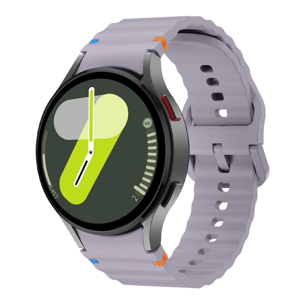 Спортивные ремешки для Samsung Galaxy watch 4/5/6/7/6 classic 44мм 40мм 2 шт. Оригинальный силиконовый браслет correa Galaxy watch 7 Band