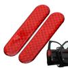 Set of 2 Reflective Stickers for Car Motorcycle Door Protection Warning Signs Improve Night