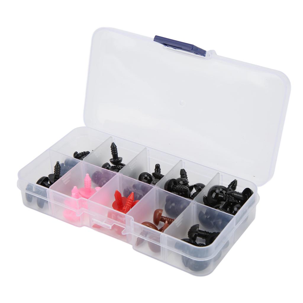 75 шт. безопасные глаза носы разных размеров прочные долговечные гладкие удобные смоляные игрушечные глаза