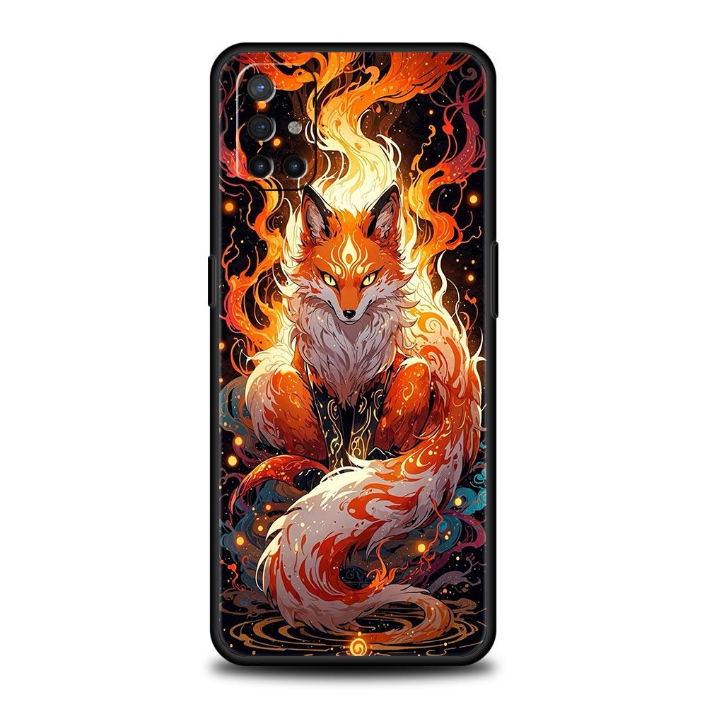Чехол для телефона Красная Лиса для Oneplus 13R 13 12R 11 10T 10R Nord N100 N200 N10 10 9 9R 9RT CE 3 2 Z Pro 5G Мягкий ТПУ Чехол Fundas Capas