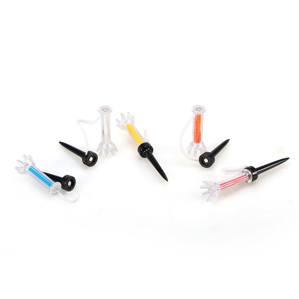 79mm 90mm 5Pcs Golf Training Ball Tee Magnetic Step Down Golf Ball Holder Tees Golf Accessories